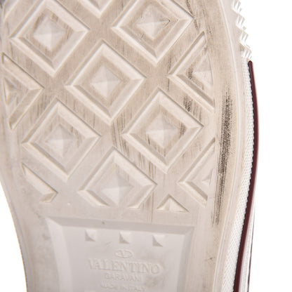 Valentino Garavani Canvas Butterfly Applique Embroidered Low Top Sneakers 40 Military Green 11 of 12