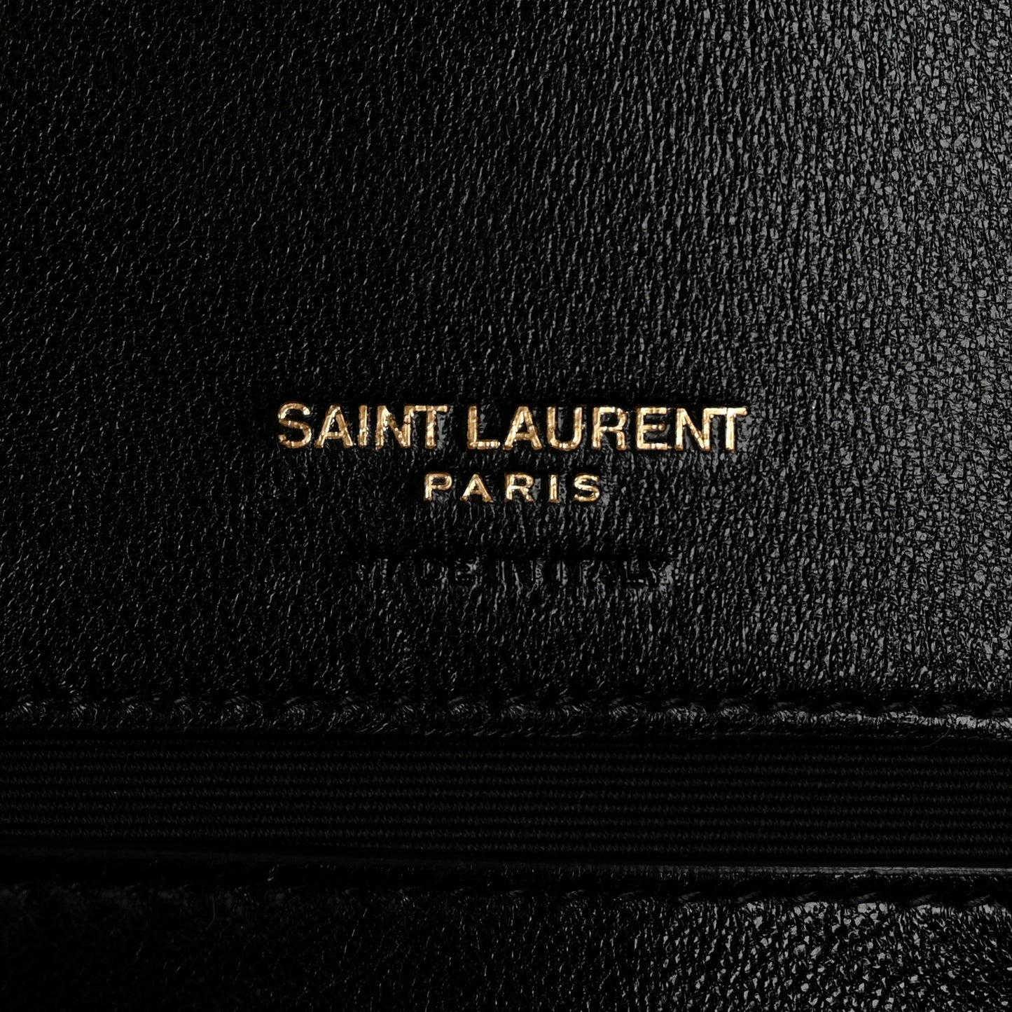 Lambskin Chevron Quilted Small Loulou Black