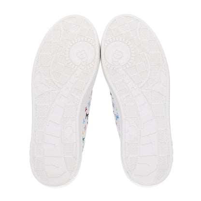 Louis Vuitton LV X TM Calfskin Monogram Multicolor Lagoon Sneakers 40 White 7 of 10