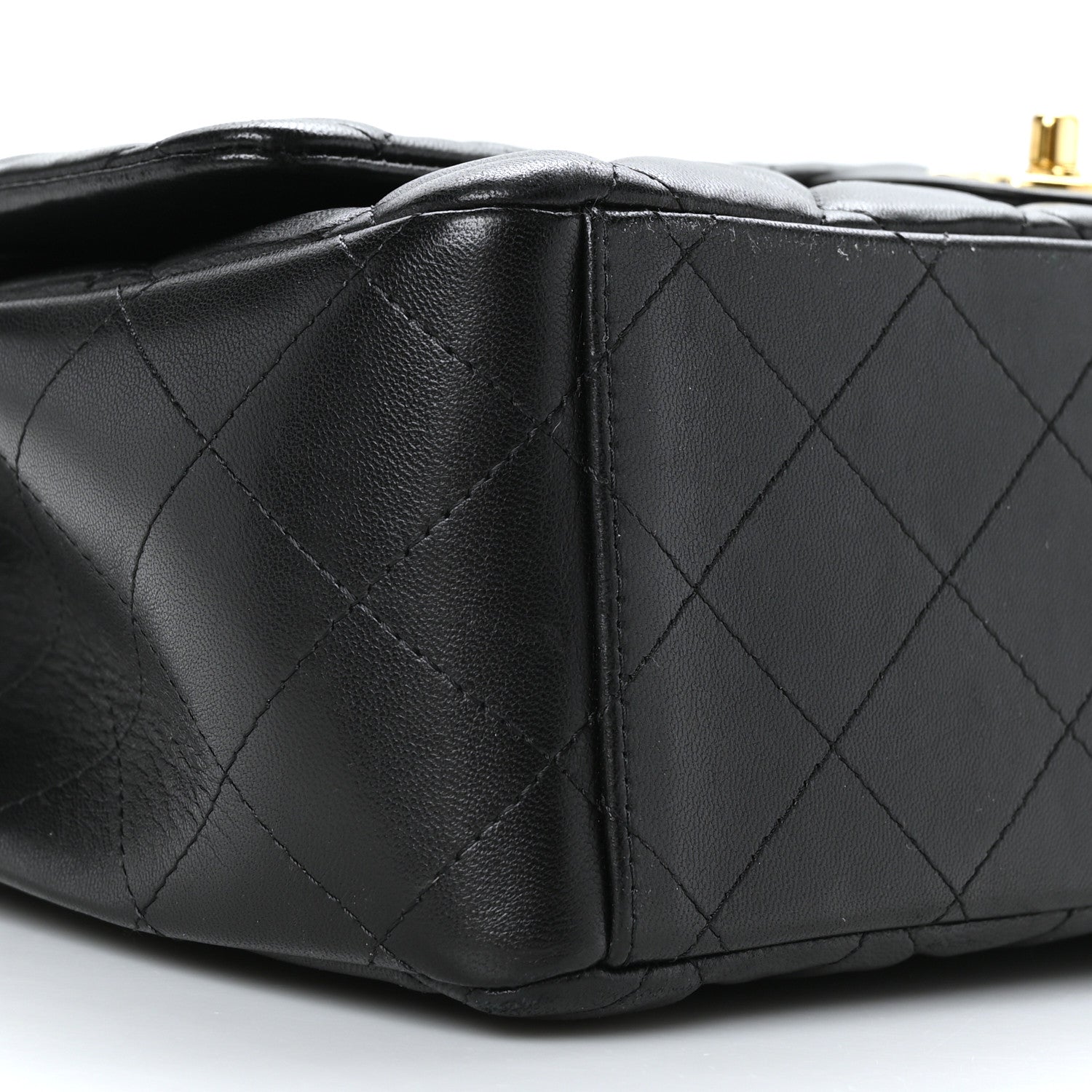Chanel Lambskin Quilted Maxi Double Flap Black 9 of 10