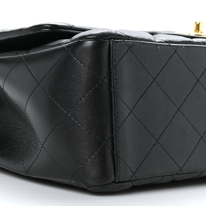 Chanel Lambskin Quilted Maxi Double Flap Black 9 of 10
