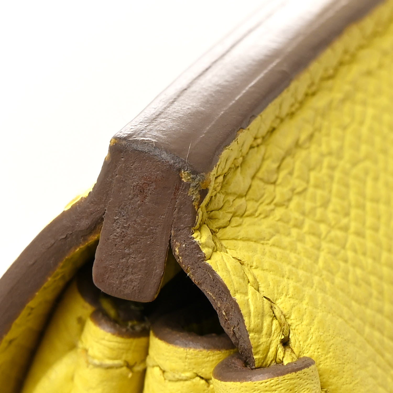 Hermes Epsom Birkin 35 Lime 13 of 14