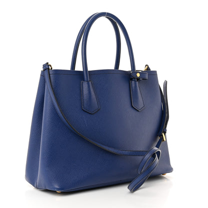 Prada Saffiano Cuir Medium Double Bag Inchiostro 3 of 11