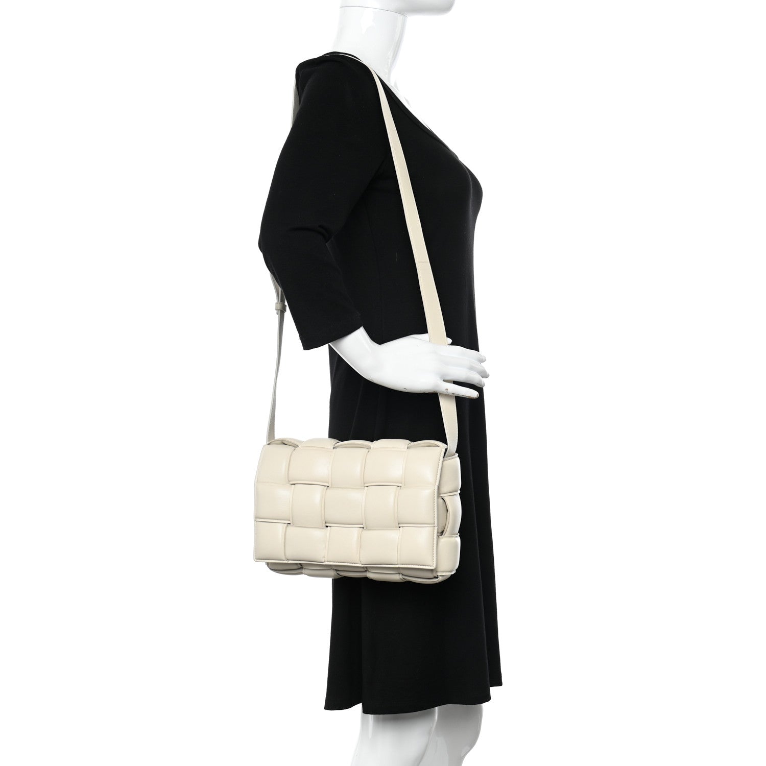 Bottega Veneta Nappa Maxi Intreccio Padded Cassette Crossbody Bag Plaster 2 of 12