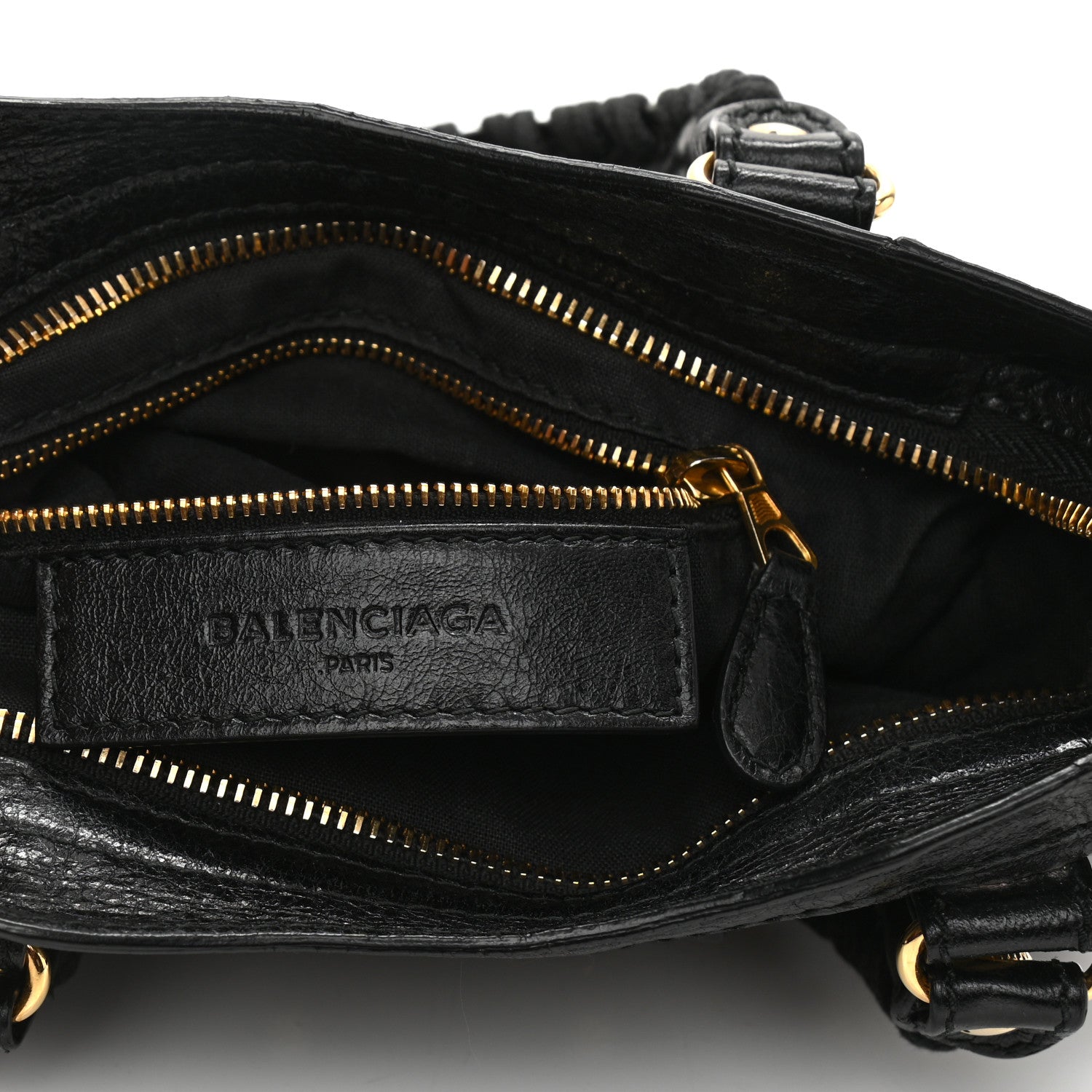 Balenciaga Agneau Giant 12 Gold Hardware Mini City Black 7 of 10