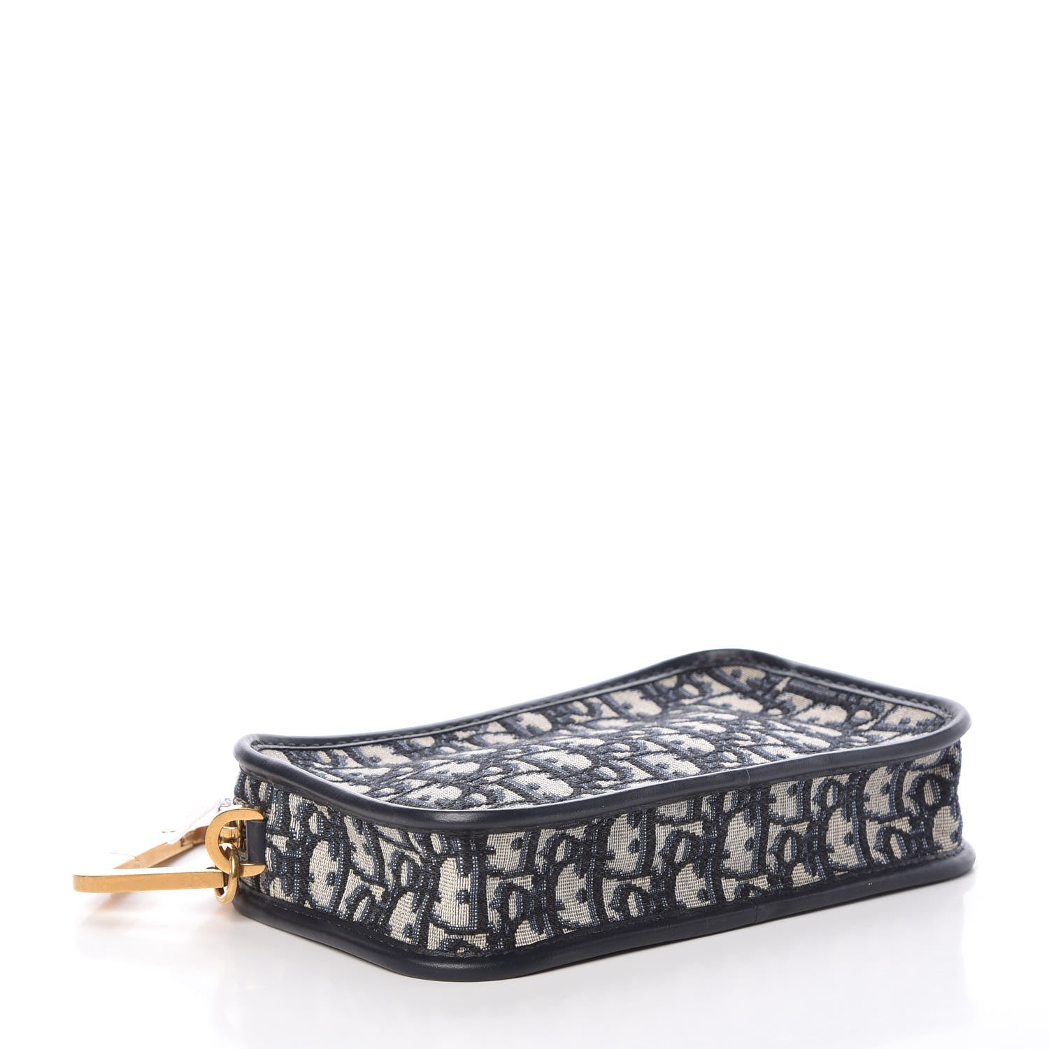 Christian Dior Oblique Diorquake Clutch Blue 4 of 8