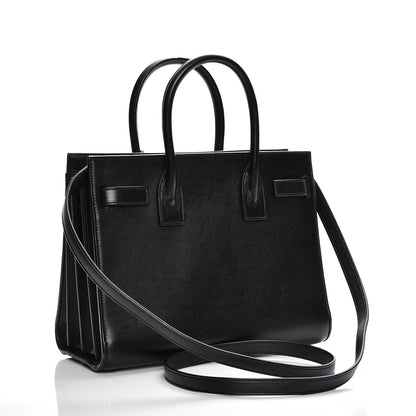 Saint Laurent Calfskin Baby Sac De Jour Black 4 of 8