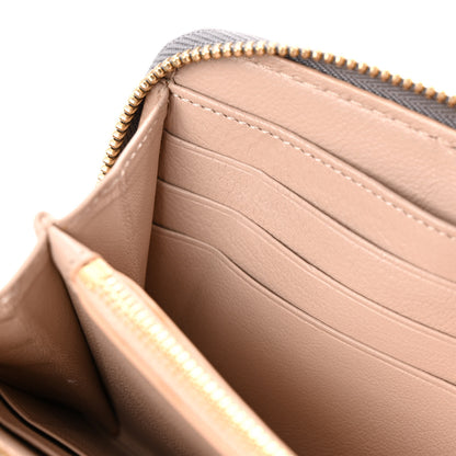 Chloe Calfskin Marcie Long Zip Around Wallet Cashmere Grey 10 of 15