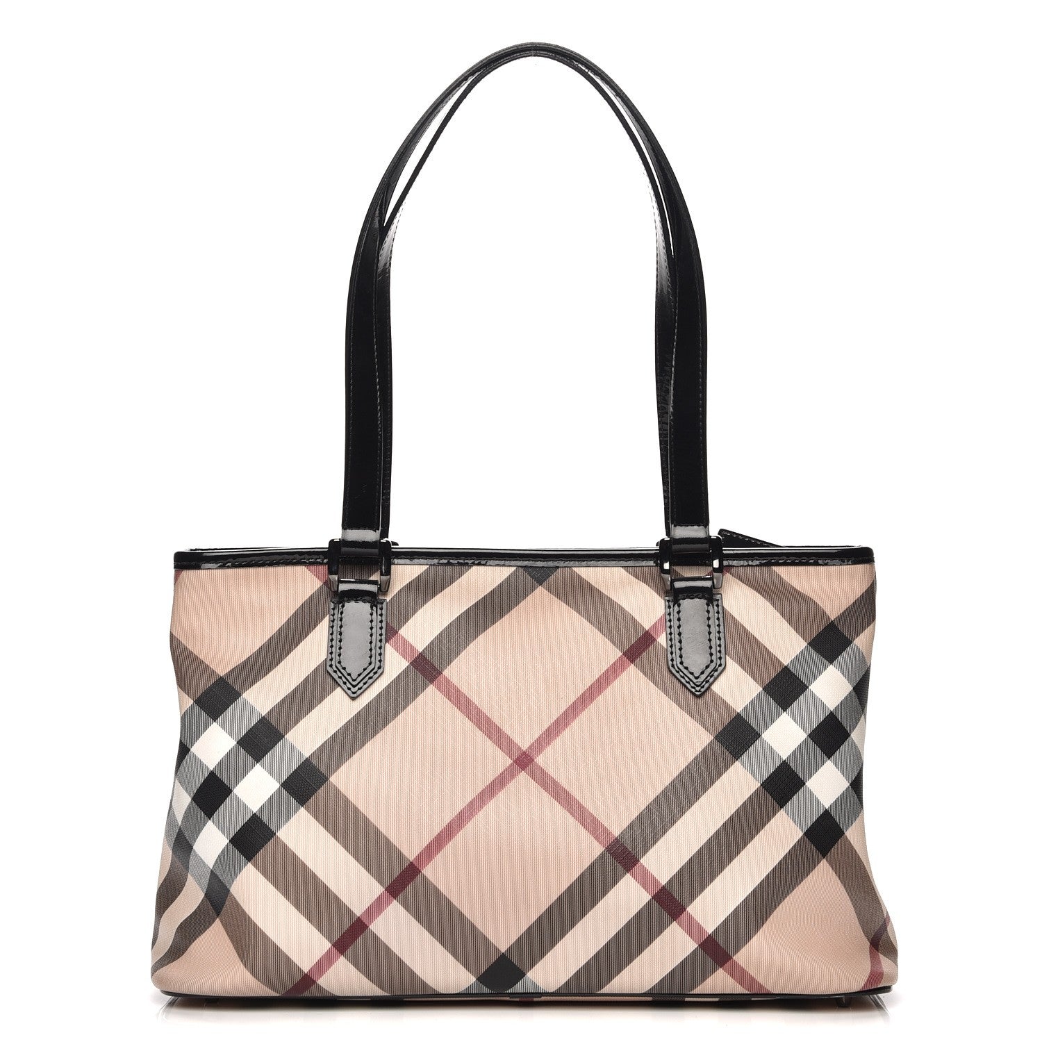 Burberry Supernova Check Regent Tote Black 1 of 10