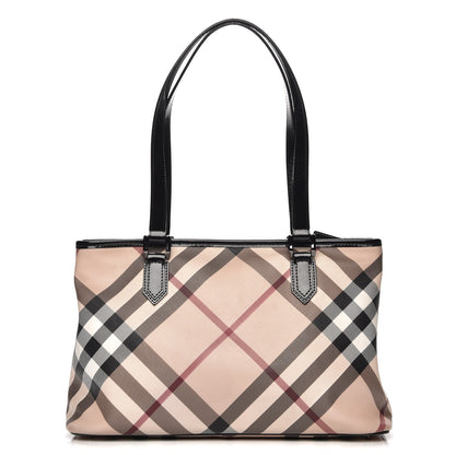 Burberry Supernova Check Regent Tote Black 1 of 10