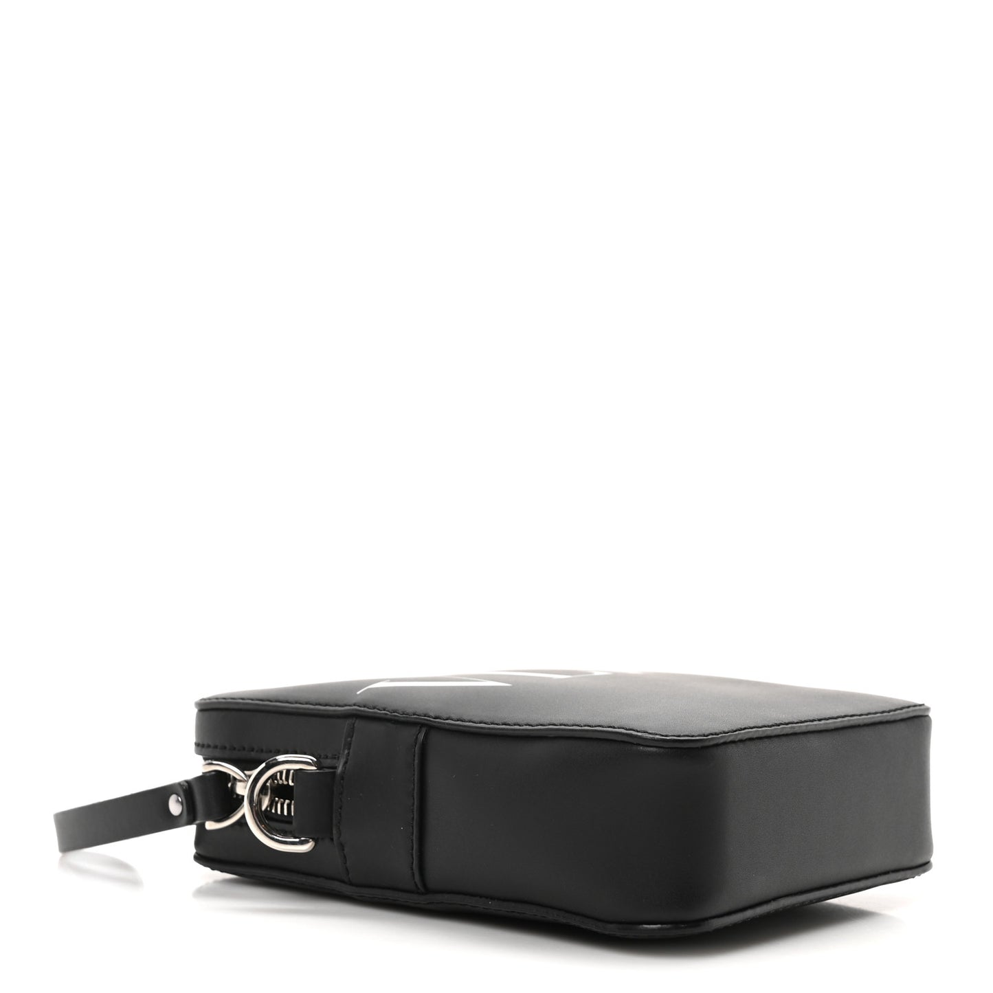Calfskin VLTN Print Small Crossbody Bag Black