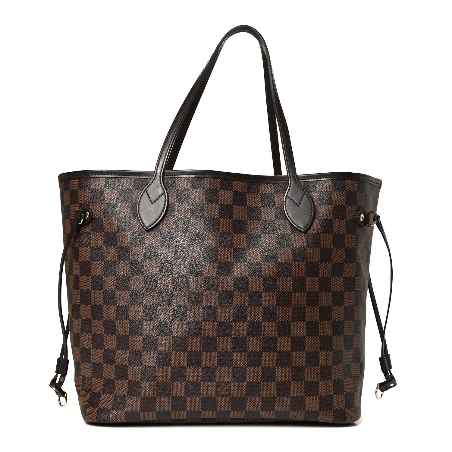 Louis Vuitton Damier Ebene Neo Neverfull MM Rose Ballerine 2 of 13