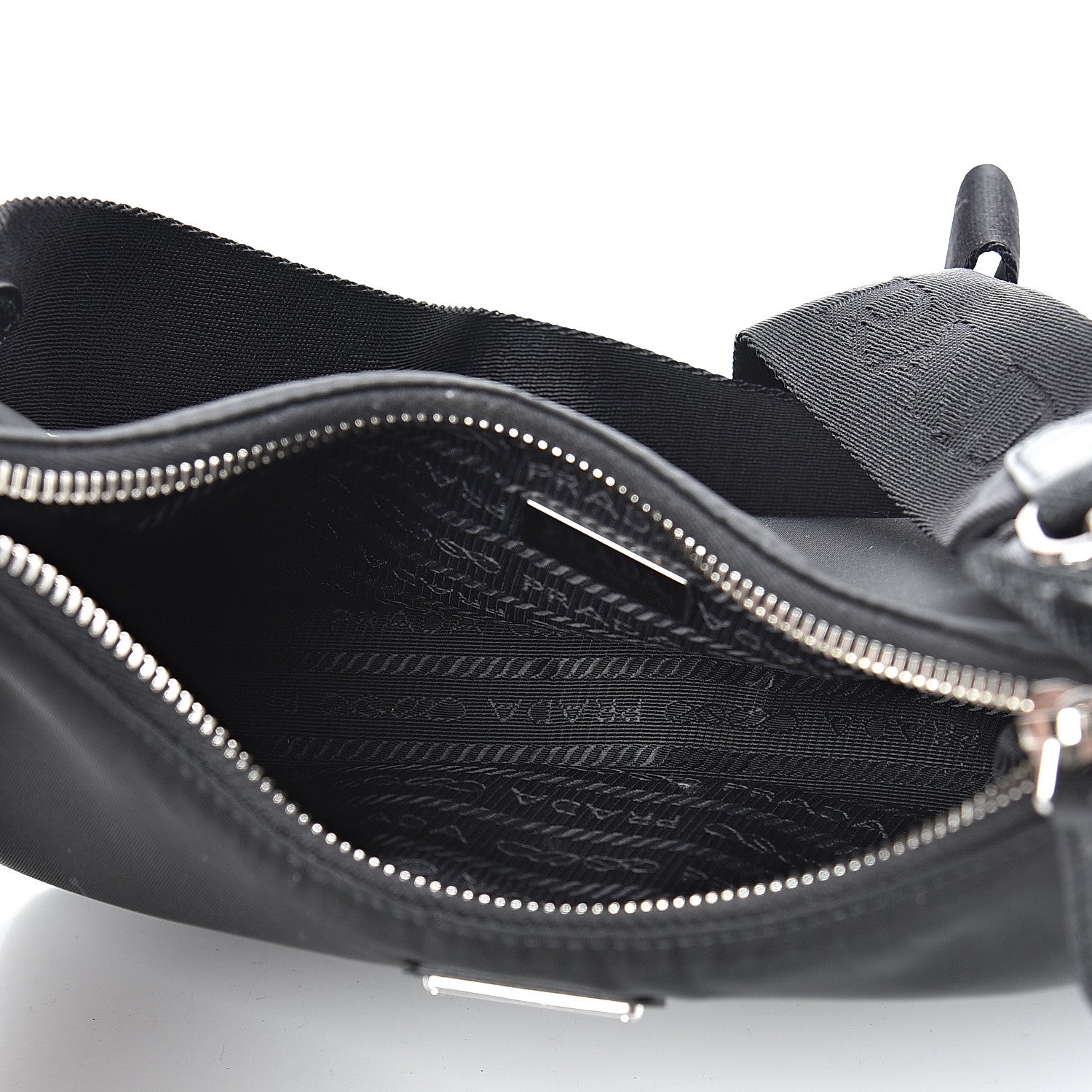 Prada Nylon Re-Edition 2005 Shoulder Bag Black 5 of 12