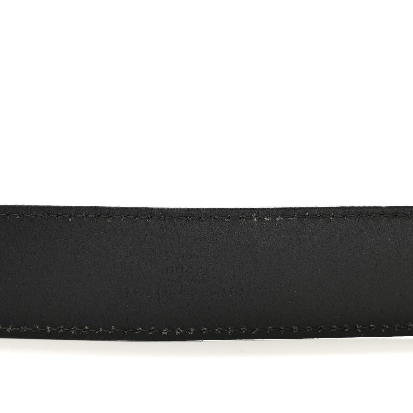 Selleria Calfskin Nickel Interlocking G 37mm Belt 85 34 Black