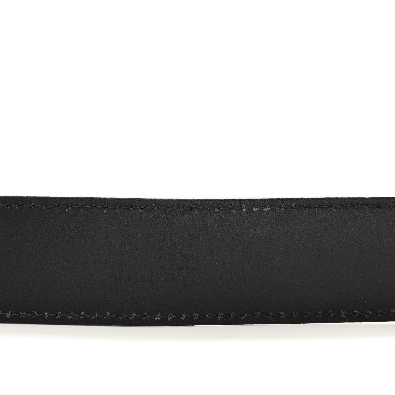 Gucci Selleria Calfskin Nickel Interlocking G 37mm Belt 85 34 Black 3 of 6