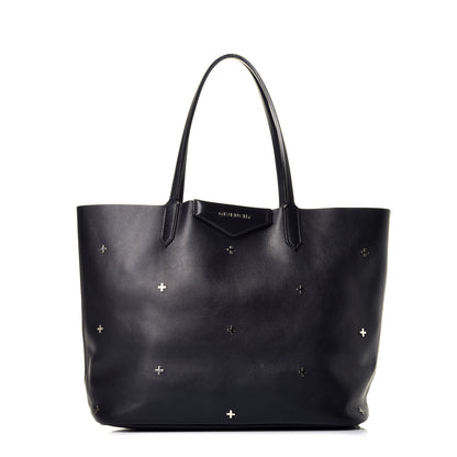 Givenchy Calfskin Metal Cross Small Antigona Tote Black 1 of 15