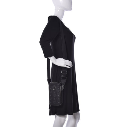 MCM Visetos Crossbody Pouch Black 2 of 8