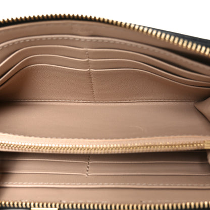 Chloe Grained Calfskin Marcie Long Zip Around Wallet Black 5 of 6