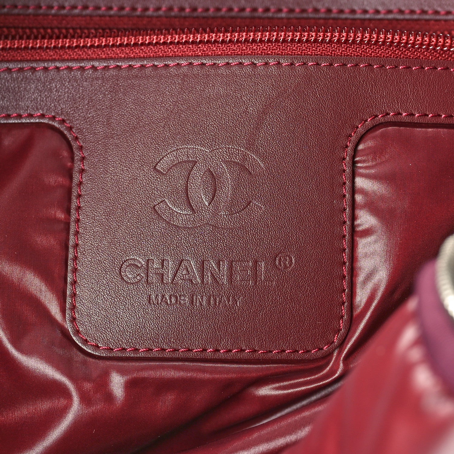 Chanel Nylon Quilted Coco Cocoon Backpack Black 6 of 10