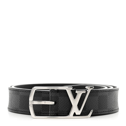 Louis Vuitton Damier Graphite 30mm Neogram LV Belt 90 36 1 of 6