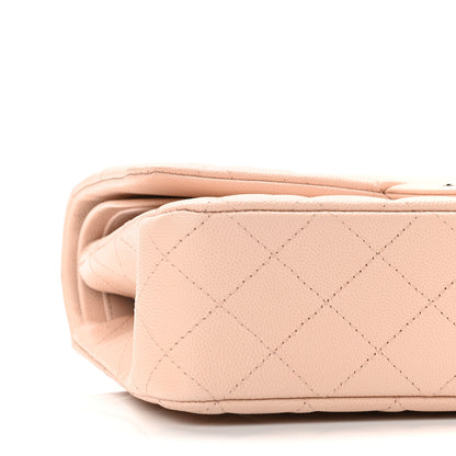 Chanel Caviar Quilted Medium Double Flap Light Beige 8 of 10