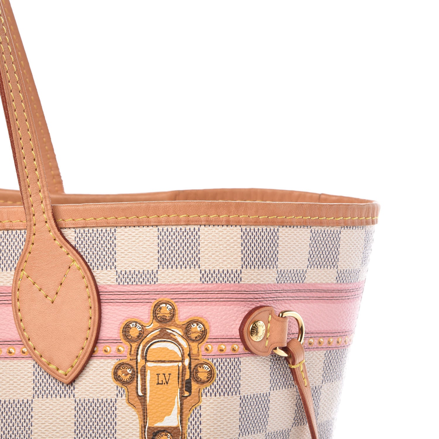 Louis Vuitton Damier Azur Summer Trunks Neo Neverfull MM 12 of 19