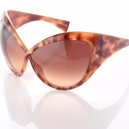 Tom Ford Daphne Oversized Sunglasses FT0219 Pearl Havana 7 of 8