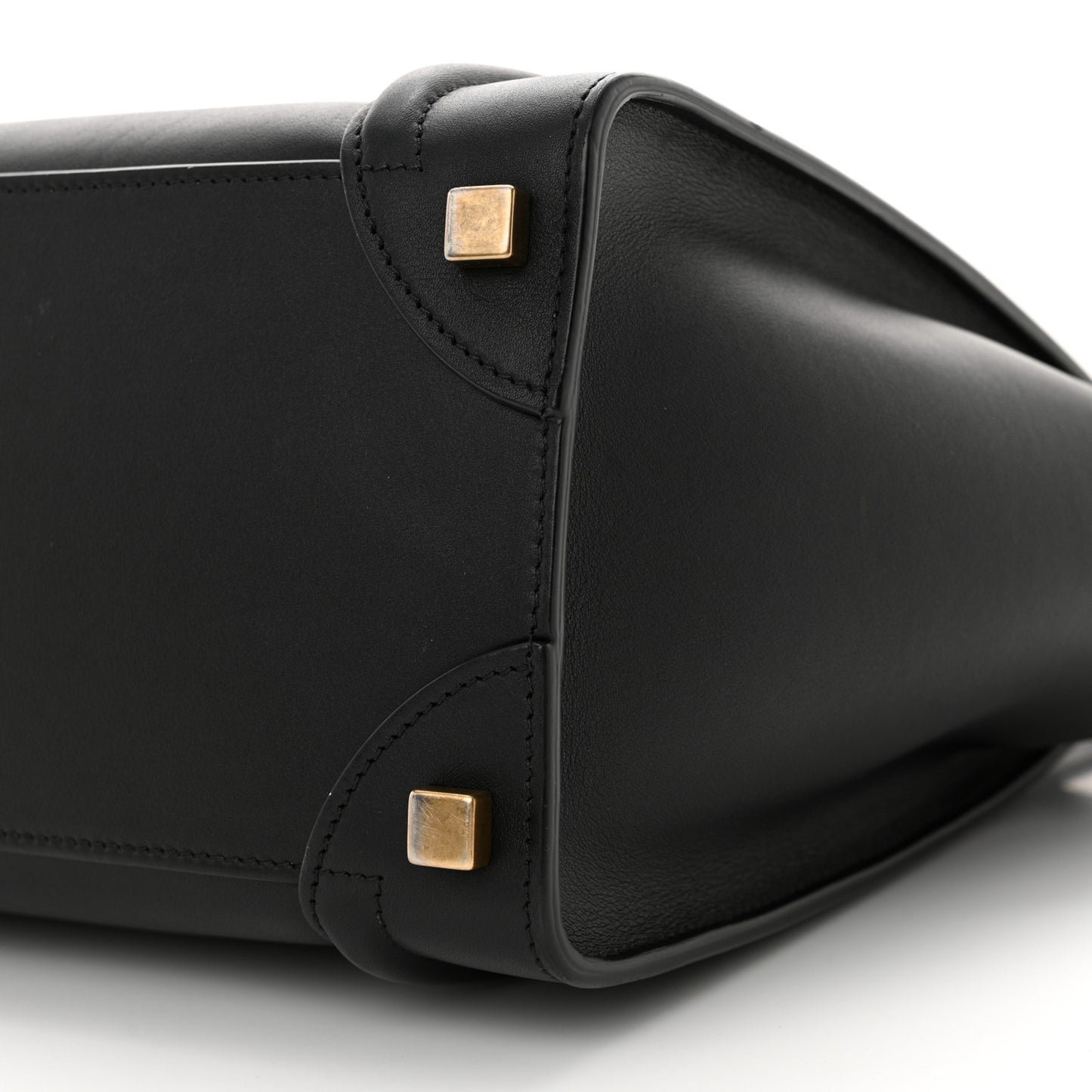 Smooth Calfskin Micro Luggage Black
