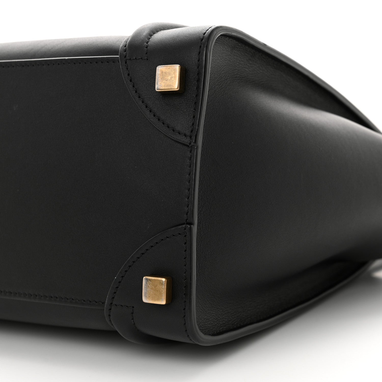 Celine Smooth Calfskin Micro Luggage Black 9 of 10
