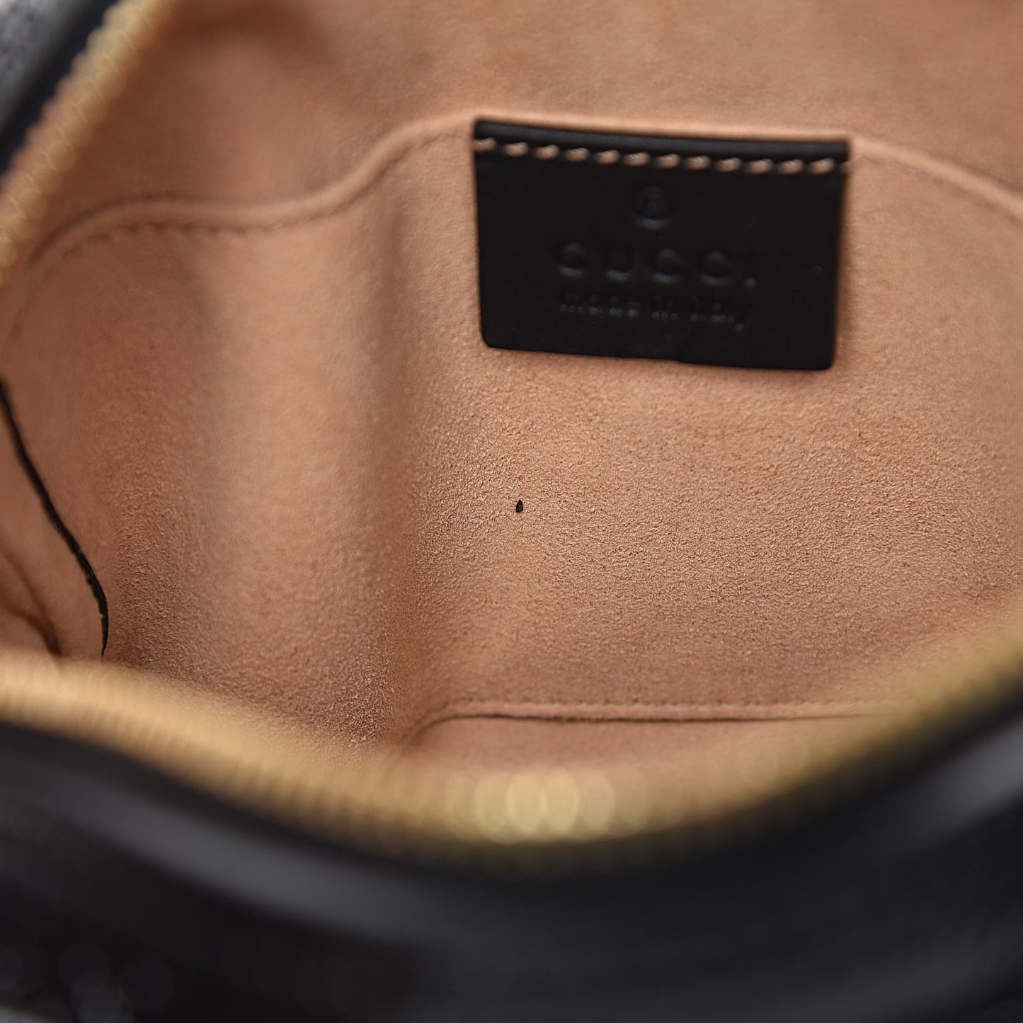 Suede Small Ophidia Belt Bag 85 34 Black