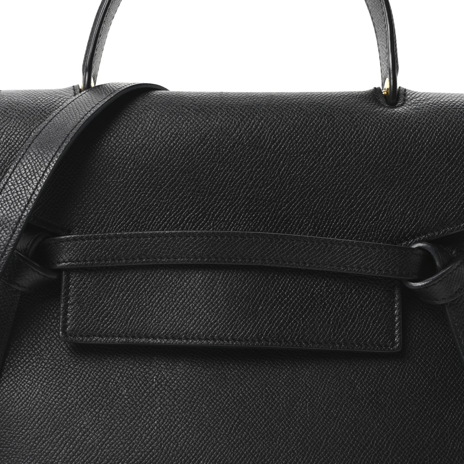 Celine Grained Calfskin Micro Belt Bag Black 8 of 10