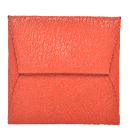 Hermes Chevre Mysore Bastia Coin Purse Feu 1 of 7