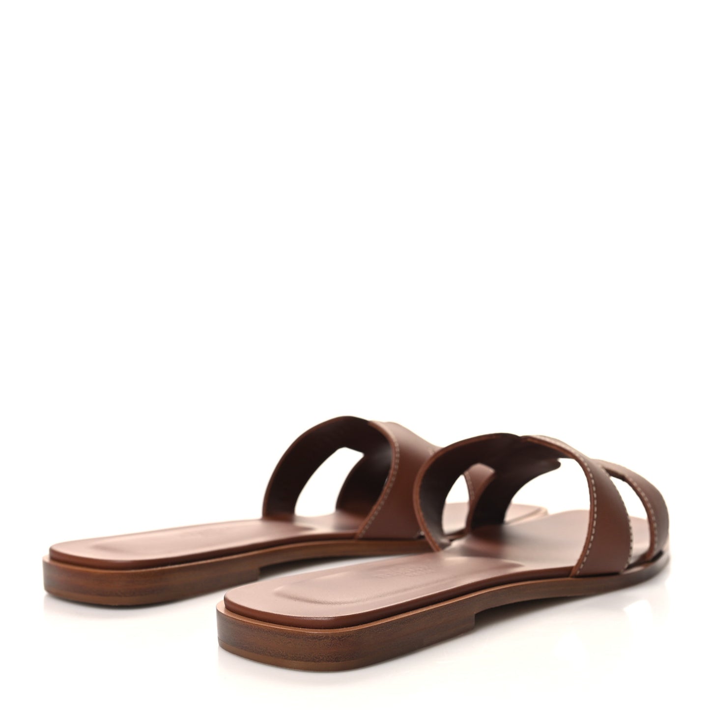 Box Calfskin Oran Sandals 39 Gold