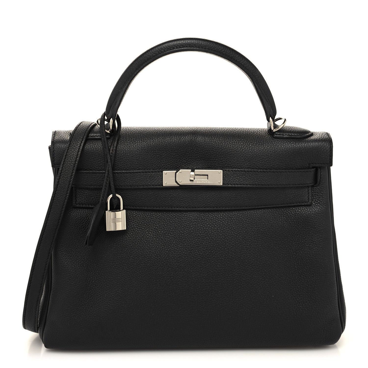 Hermes Togo Kelly Retourne 28 Black 1 of 13