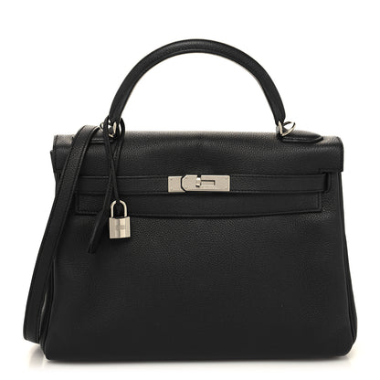 Hermes Togo Kelly Retourne 28 Black 1 of 13
