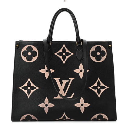 Louis Vuitton Empreinte Monogram Giant Onthego GM Black Beige 1 of 10