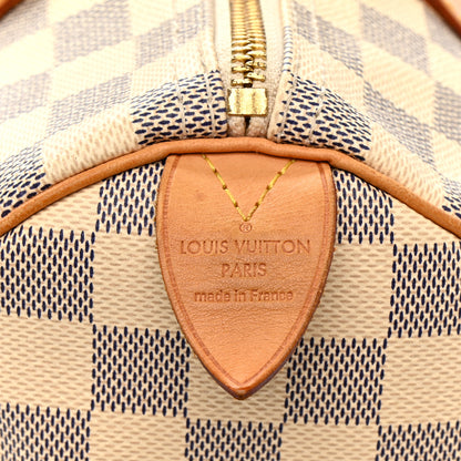 Louis Vuitton Damier Azur Speedy 30 13 of 18