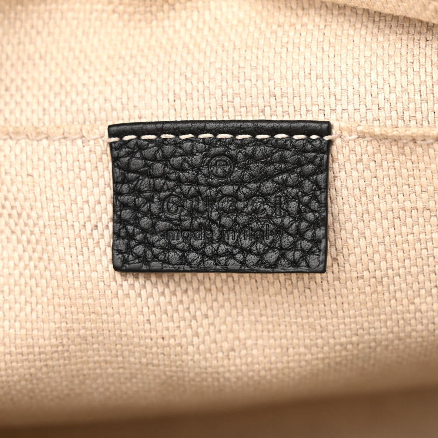 Pebbled Calfskin Small Soho Disco Bag Black