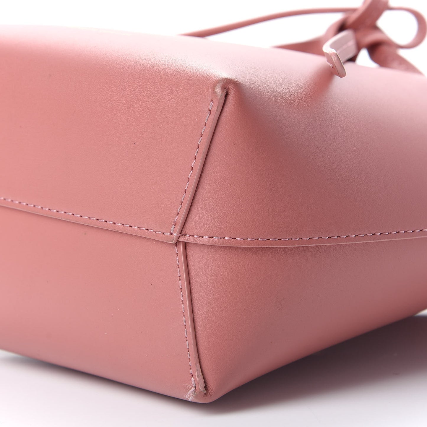 Calfskin Mini Bucket Bag Blush