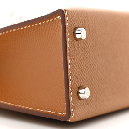 Hermes Epsom Mini Kelly Sellier 20 Gold 9 of 12