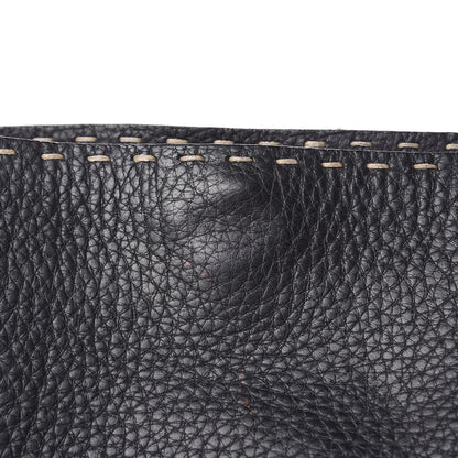 Fendi Calfskin Romano Selleria Crossbody Bag Black 11 of 15