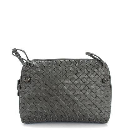 Bottega Veneta Nappa Intrecciato Crossbody Pillow Messenger Light Grey 1 of 9