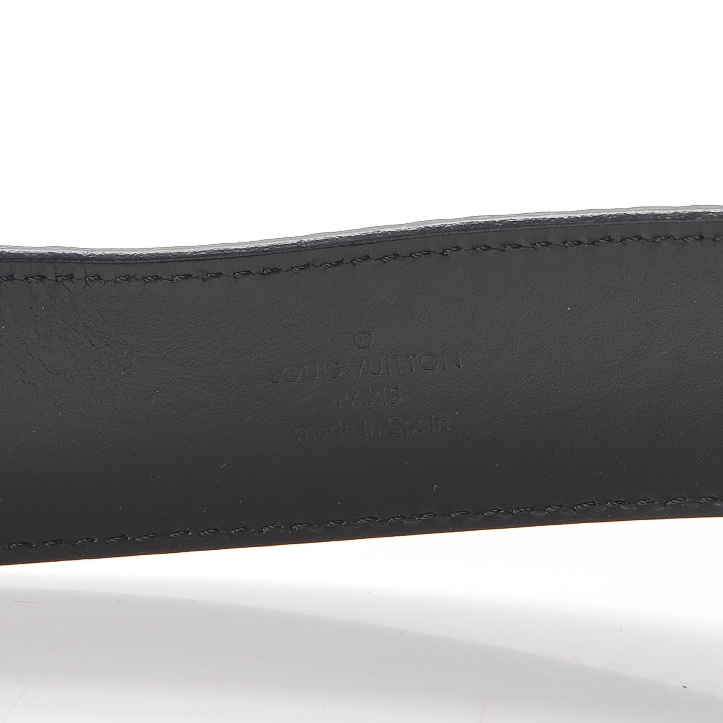 Suede Calfskin Mini Damier 40mm LV Initiales Belt 90 36 Black