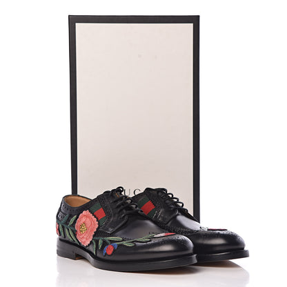 Gucci Calfskin Mens Ophelia Lace Up Oxfords 5 Black 11 of 11