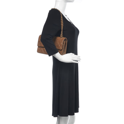 Chanel Iridescent Caviar Quilted Medium Double Flap Marron Clair 2 of 10