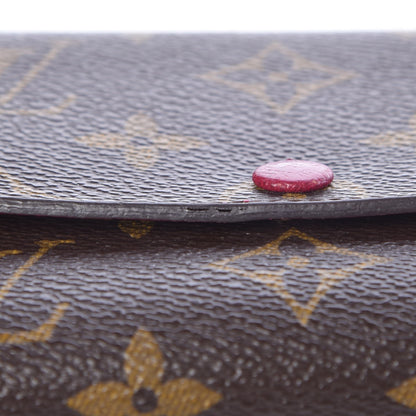 Louis Vuitton Monogram Emilie Wallet Fuchsia 8 of 13