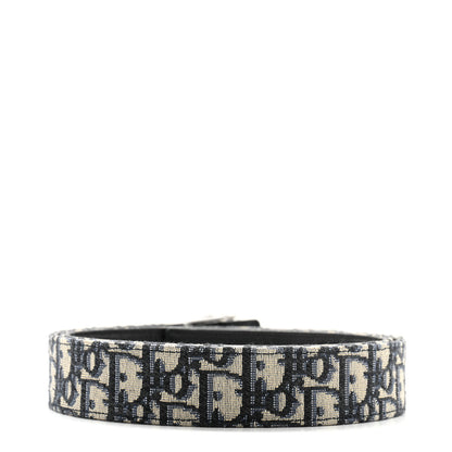 Christian Dior Oblique 30 Montaigne 35mm Belt 90 36 Blue 2 of 6
