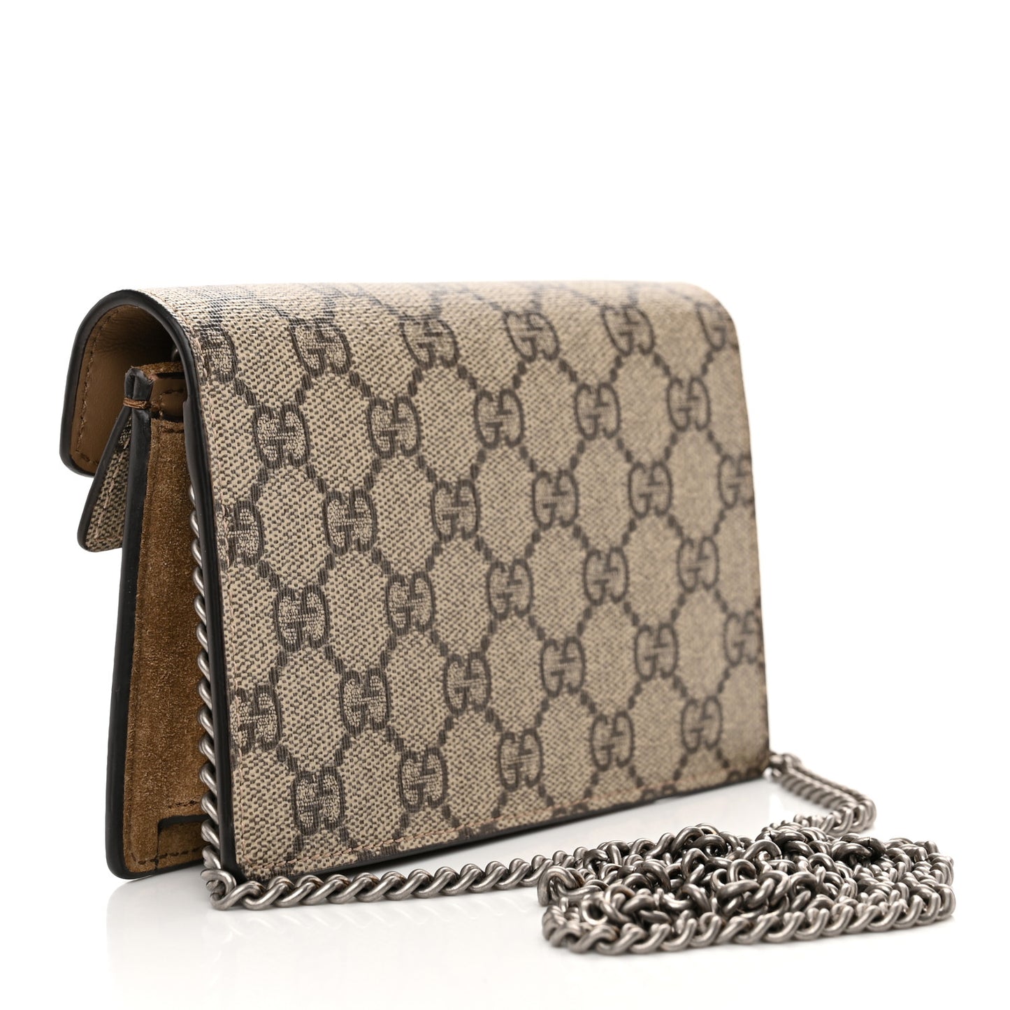 GG Supreme Monogram Super Mini Dionysus Shoulder Bag Taupe