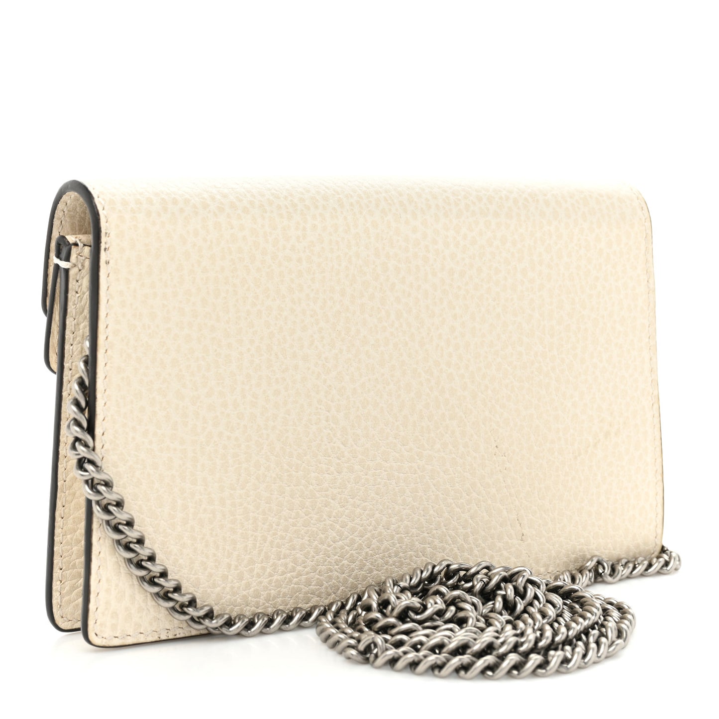 Dollar Calfskin Crystal Super Mini Dionysus Shoulder Bag Mystic White Black Diamond