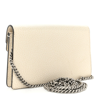 Gucci Dollar Calfskin Crystal Super Mini Dionysus Shoulder Bag Mystic White Black Diamond 3 of 14
